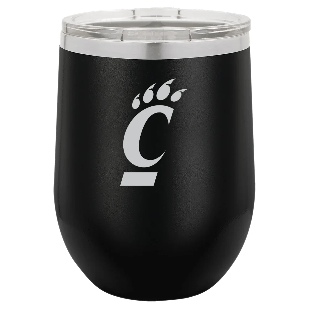 University of Cincinnati Polar Camel 12 oz. Stemless Wine Tumbler