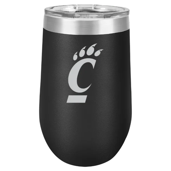 University of Cincinnati Polar Camel 16 oz. Stemless Wine Tumbler