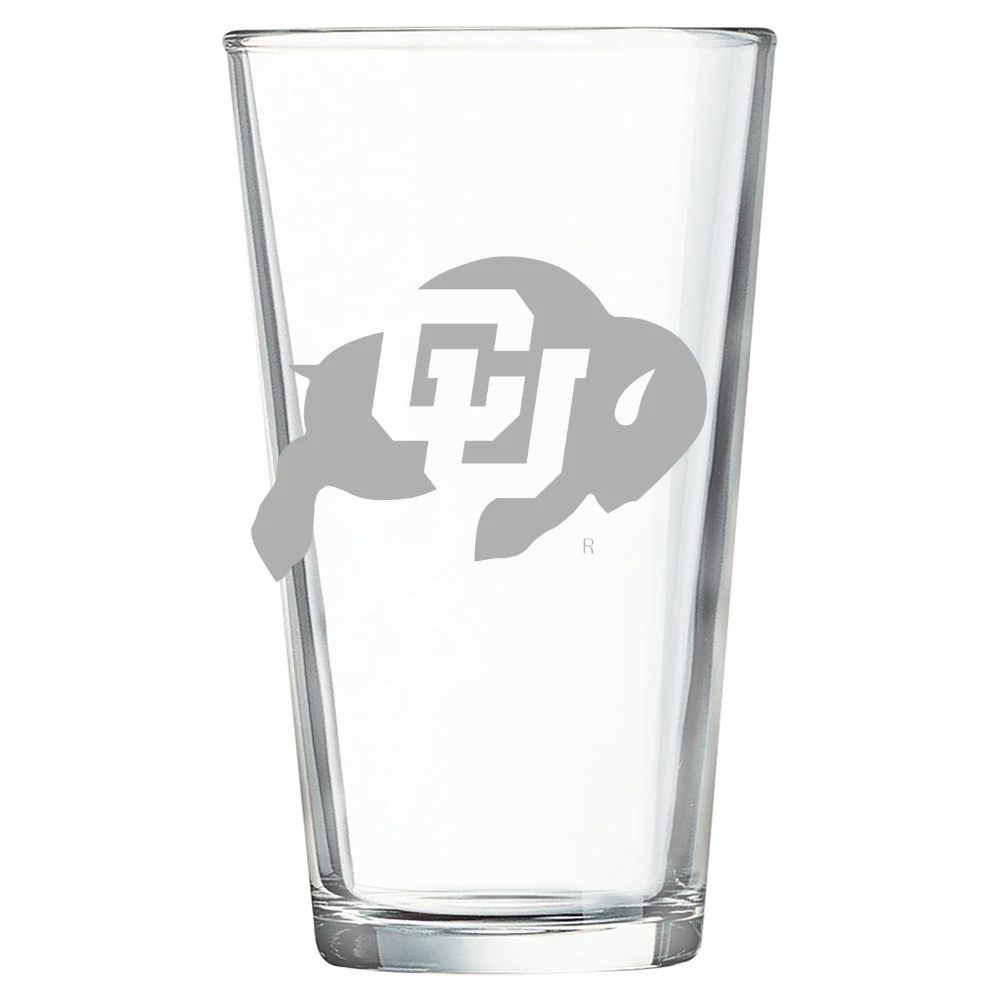 University of Colorado Boulder Polar Camel 16 oz. Pint Mixing Glass