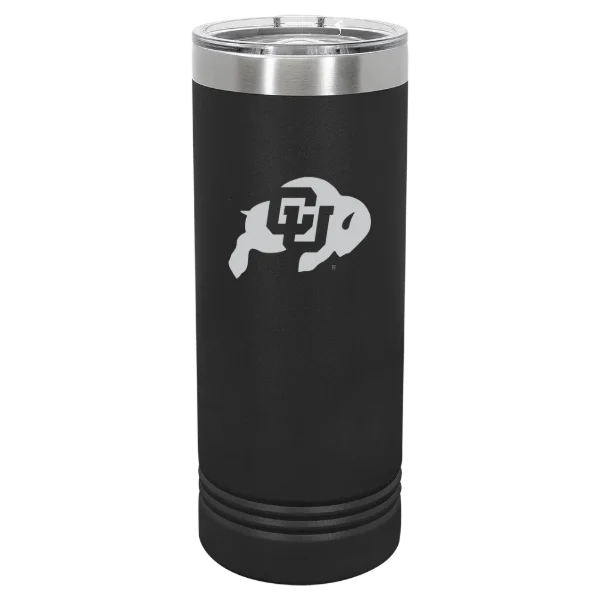 University of Colorado Boulder Polar Camel 22 oz. Skinny Tumbler with Slider Lid