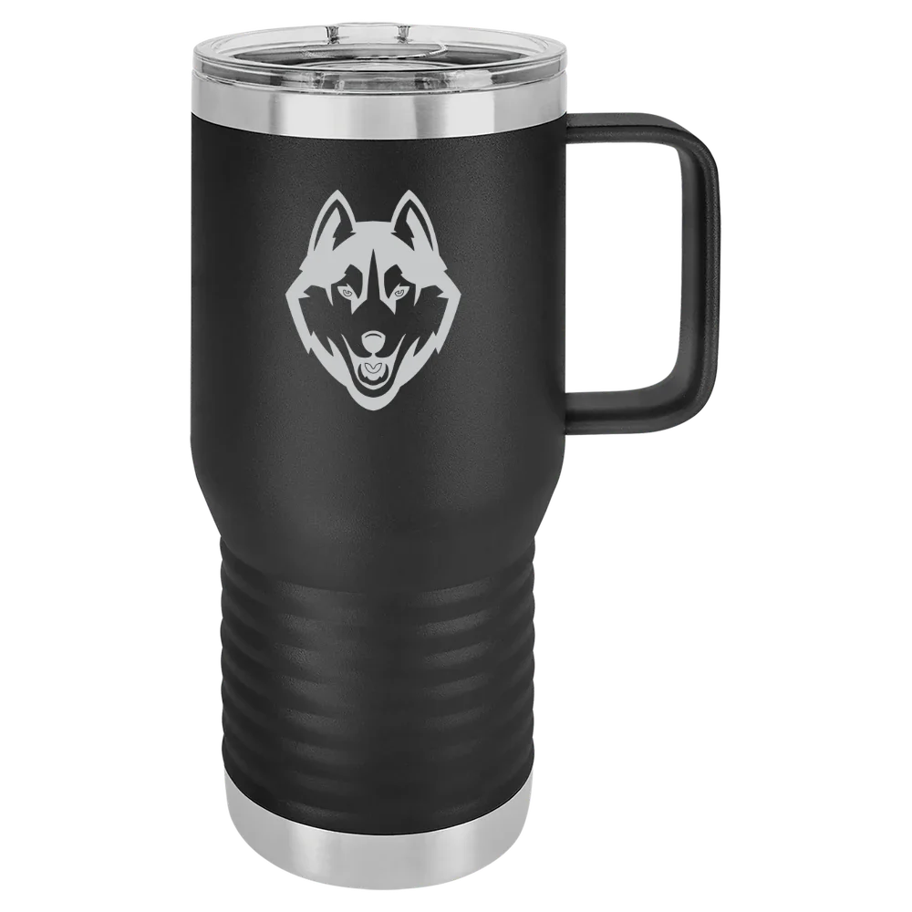 University of Connecticut Polar Camel 20 oz. Travel Mug with Slider Lid