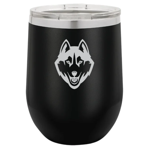 University of Connecticut Polar Camel 12 oz. Stemless Wine Tumbler