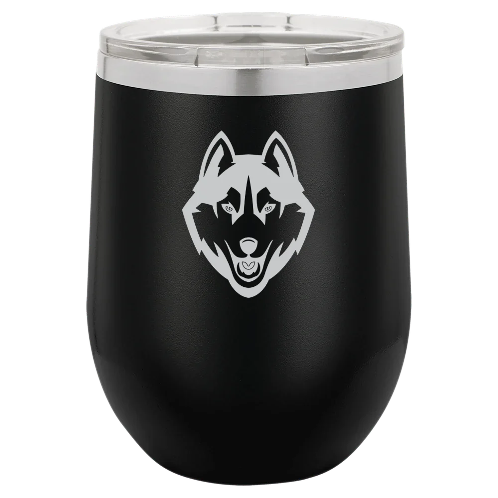 University of Connecticut Polar Camel 12 oz. Stemless Wine Tumbler