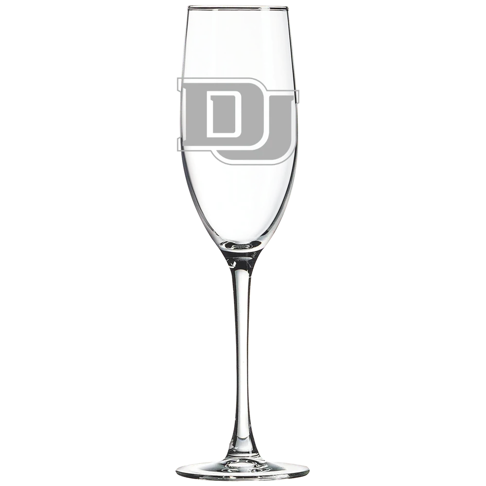 University of Denver Polar Camel 8 oz. Champagne Flute
