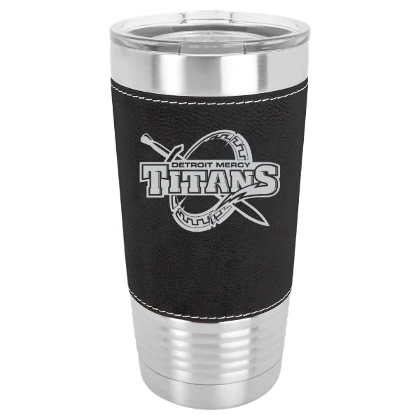 University of Detroit Mercy Polar Camel 20 oz. Leatherette Grip Tumbler with Standard Lid
