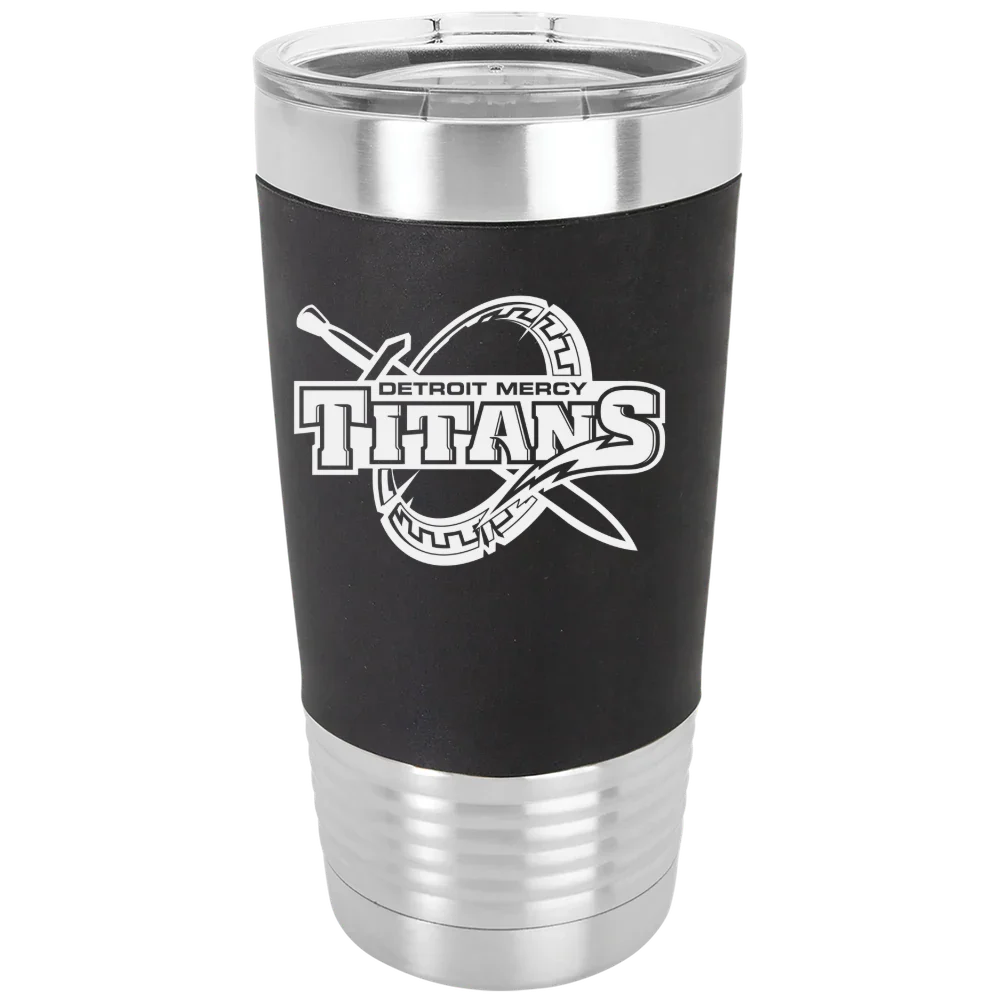 University of Detroit Mercy Polar Camel 20 oz. Silicone Grip Tumbler with Standard Lid