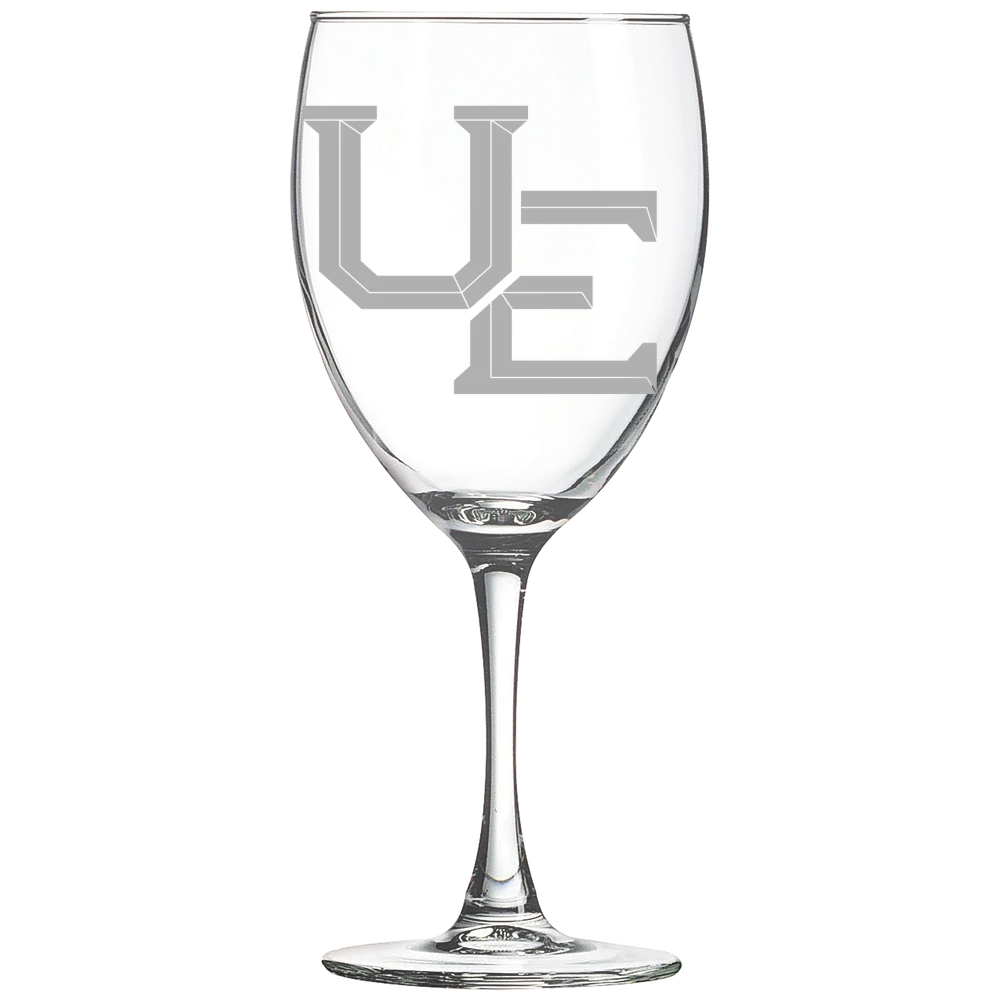 University of Evansville Polar Camel 10 1/2 oz. Wine Glass