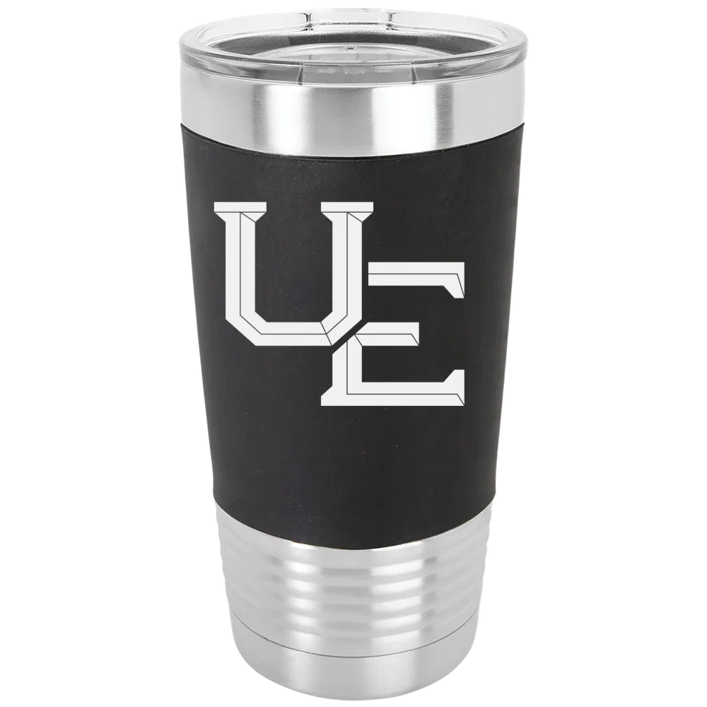 University of Evansville Polar Camel 20 oz. Silicone Grip Tumbler with Standard Lid
