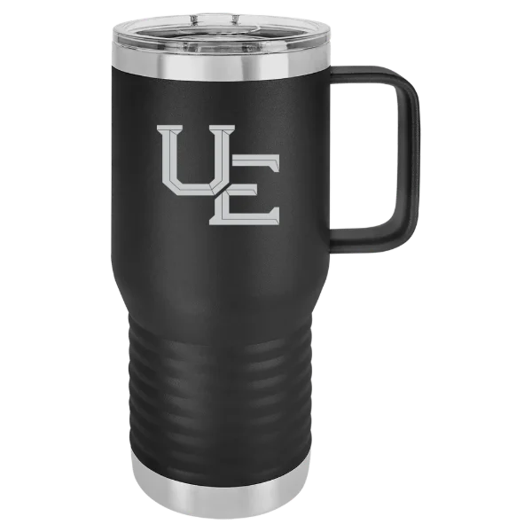 University of Evansville Polar Camel 20 oz. Travel Mug with Slider Lid