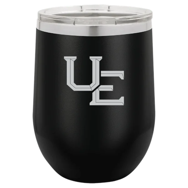 University of Evansville Polar Camel 12 oz. Stemless Wine Tumbler