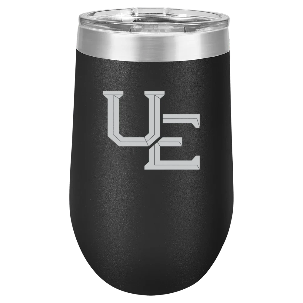 University of Evansville Polar Camel 16 oz. Stemless Wine Tumbler