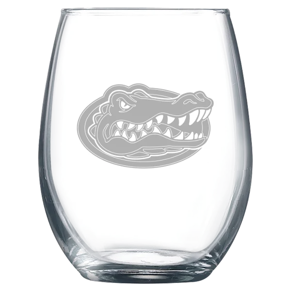 University of Florida Polar Camel 9 oz. Stemless Wine Glass