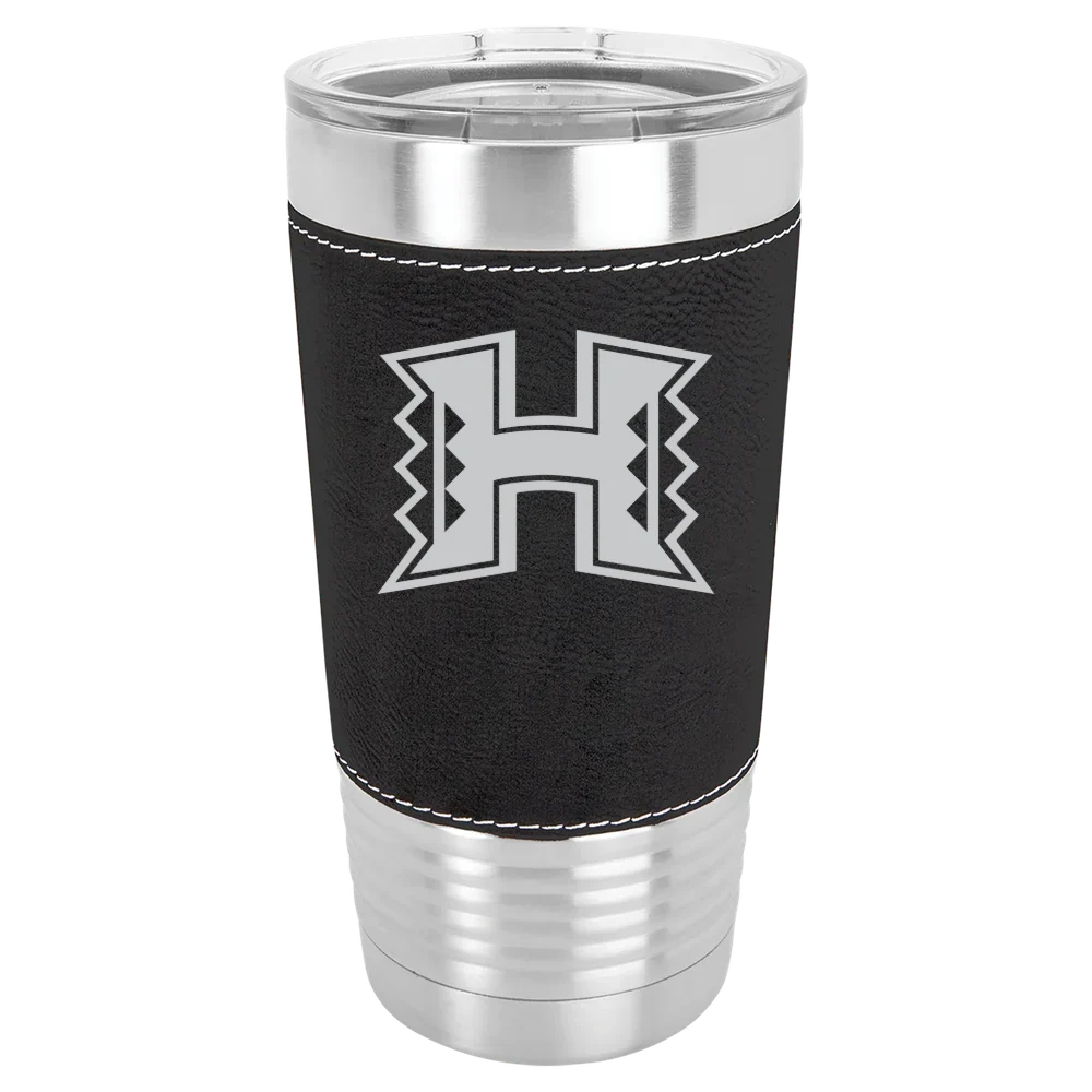 University of Hawaii, Manoa Polar Camel 20 oz. Leatherette Grip Tumbler with Standard Lid