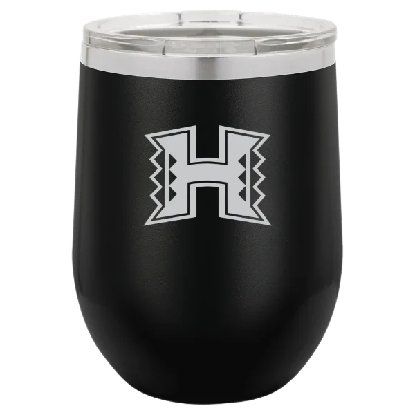 University of Hawaii, Manoa Polar Camel 12 oz. Stemless Wine Tumbler