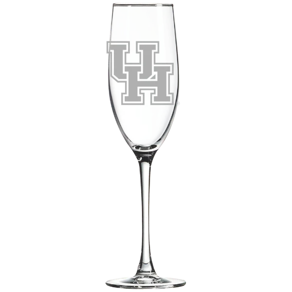 University of Houston Polar Camel 8 oz. Champagne Flute
