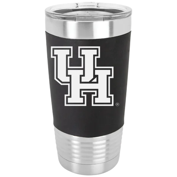 University of Houston Polar Camel 20 oz. Silicone Grip Tumbler with Standard Lid