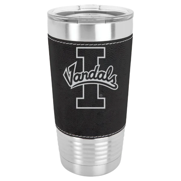 University of Idaho Polar Camel 20 oz. Leatherette Grip Tumbler with Standard Lid
