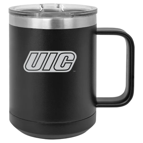 University of Illinois Chicago Polar Camel 15 oz. Mug with Slider Lid
