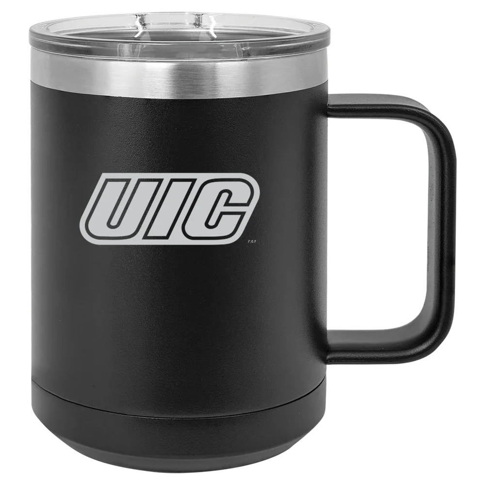 University of Illinois Chicago Polar Camel 15 oz. Mug with Slider Lid