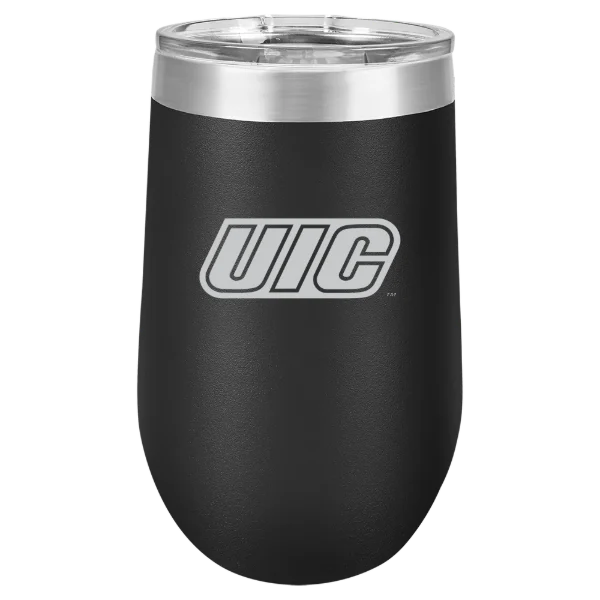 University of Illinois Chicago Polar Camel 16 oz. Stemless Wine Tumbler