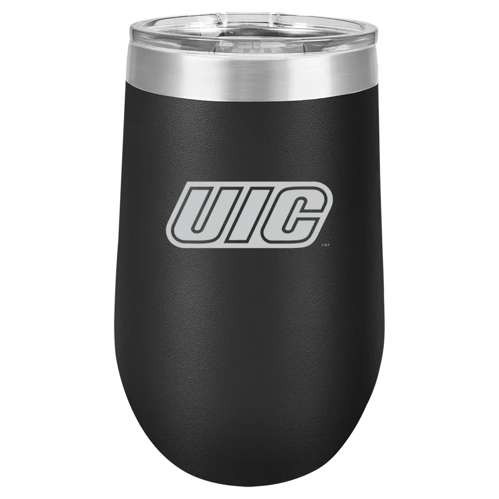 University of Illinois Chicago Polar Camel 16 oz. Stemless Wine Tumbler