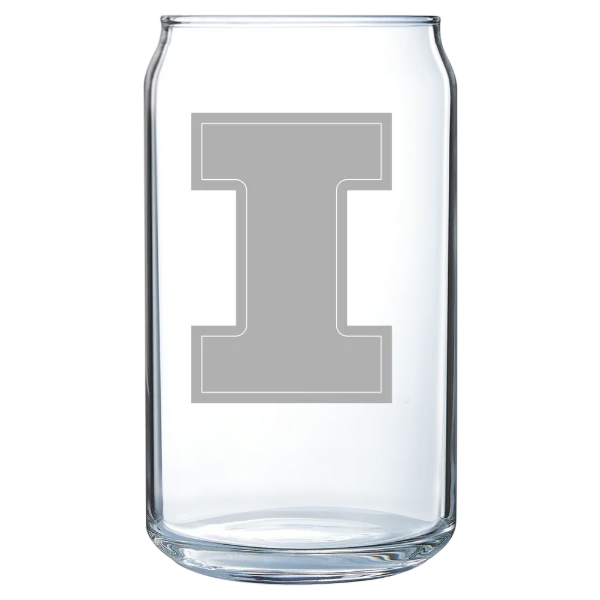 University of Illinois Urbana-Champaign Polar Camel 16 oz. Can Glass