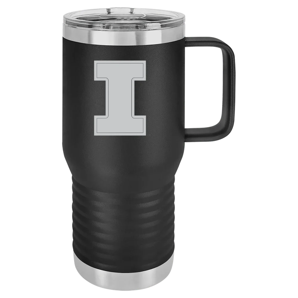 University of Illinois Urbana-Champaign Polar Camel 20 oz. Travel Mug with Slider Lid