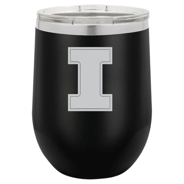 University of Illinois Urbana-Champaign Polar Camel 12 oz. Stemless Wine Tumbler