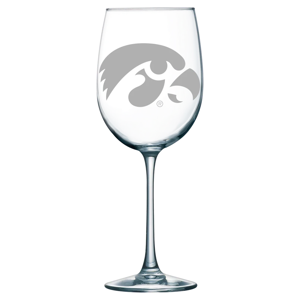 University of Iowa Polar Camel 19 oz. Wine Glass
