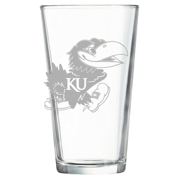 University of Kansas Polar Camel 16 oz. Pint Mixing Glass