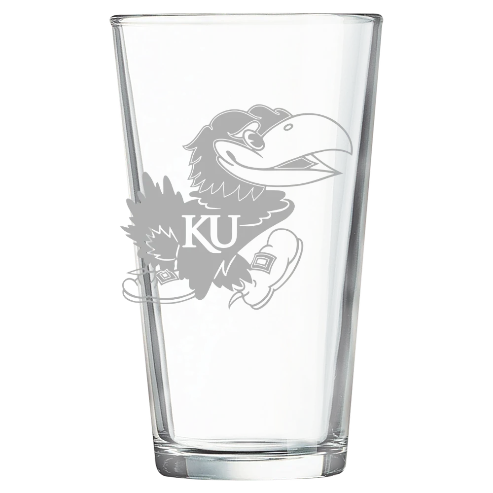 University of Kansas Polar Camel 16 oz. Pint Mixing Glass