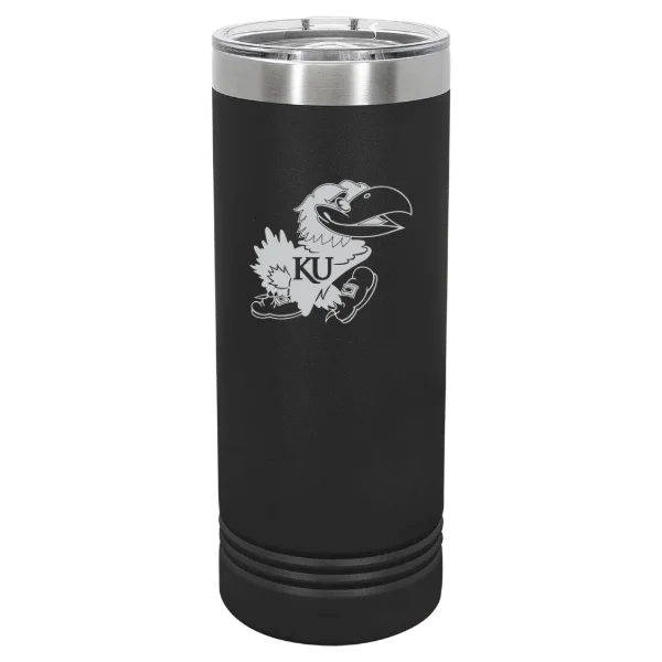 University of Kansas Polar Camel 22 oz. Skinny Tumbler with Slider Lid