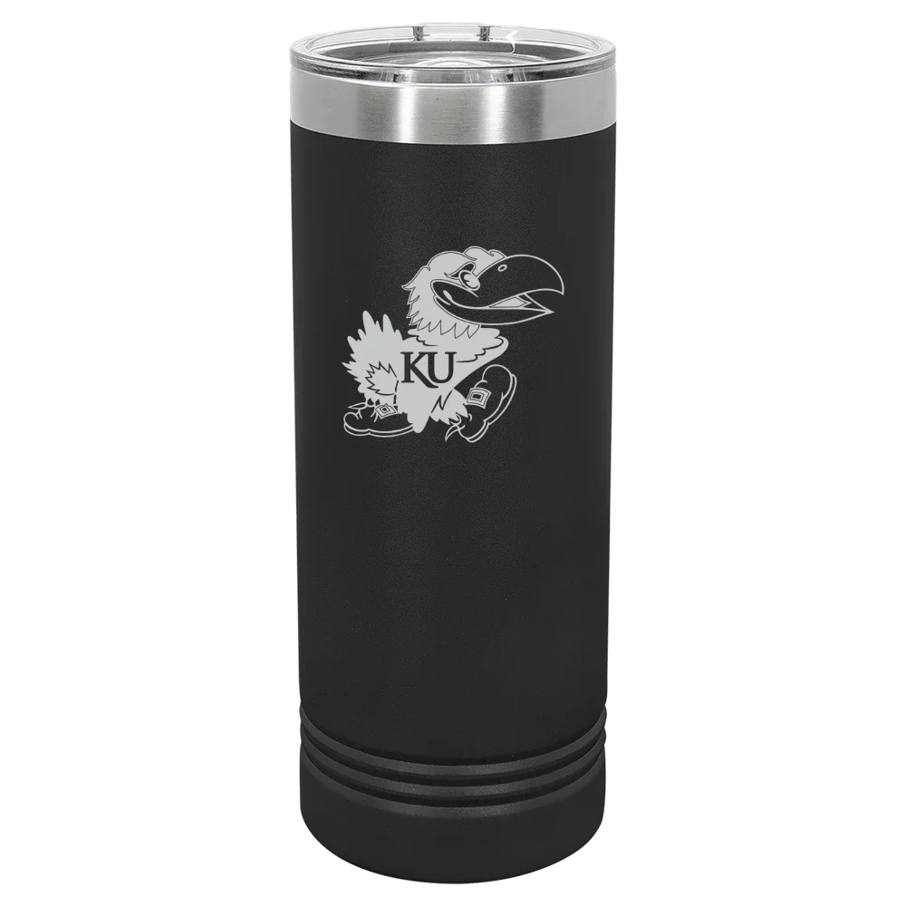 University of Kansas Polar Camel 22 oz. Skinny Tumbler with Slider Lid