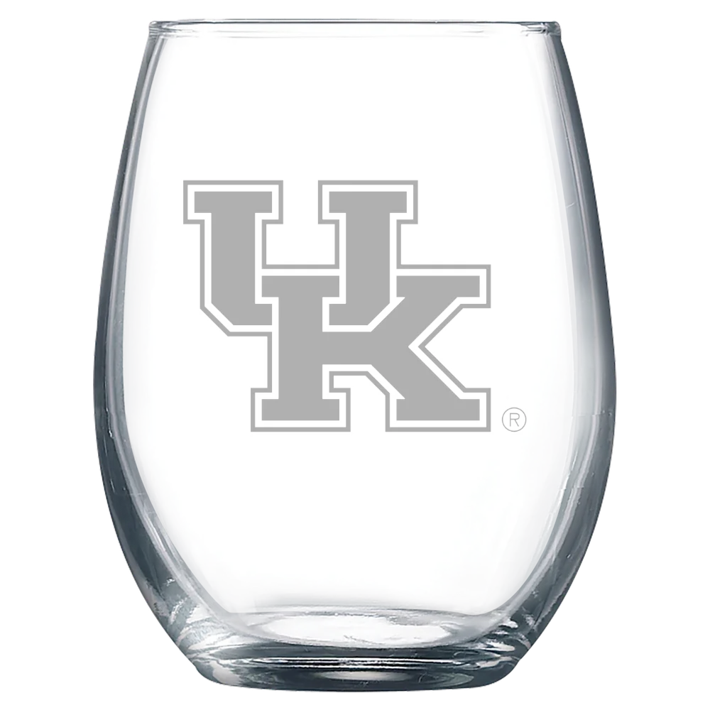 University of Kentucky Polar Camel 9 oz. Stemless Wine Glass