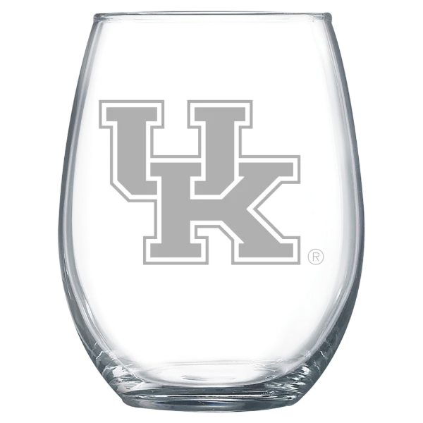 University of Kentucky Polar Camel 15 oz. Stemless Wine Glass