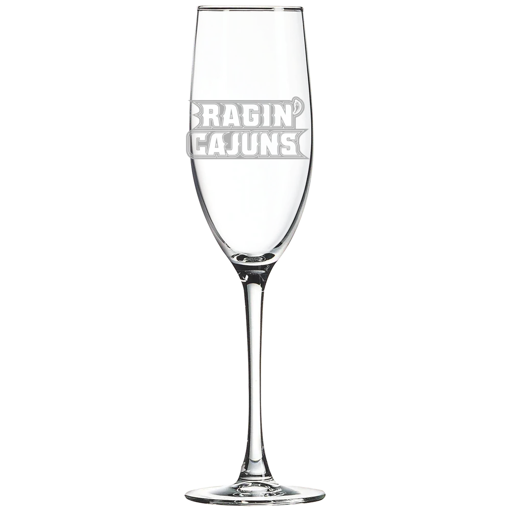 University of Louisiana at Lafayette Polar Camel 8 oz. Champagne Flute