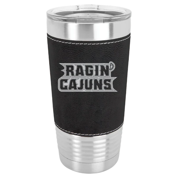 University of Louisiana at Lafayette Polar Camel 20 oz. Leatherette Grip Tumbler with Standard Lid