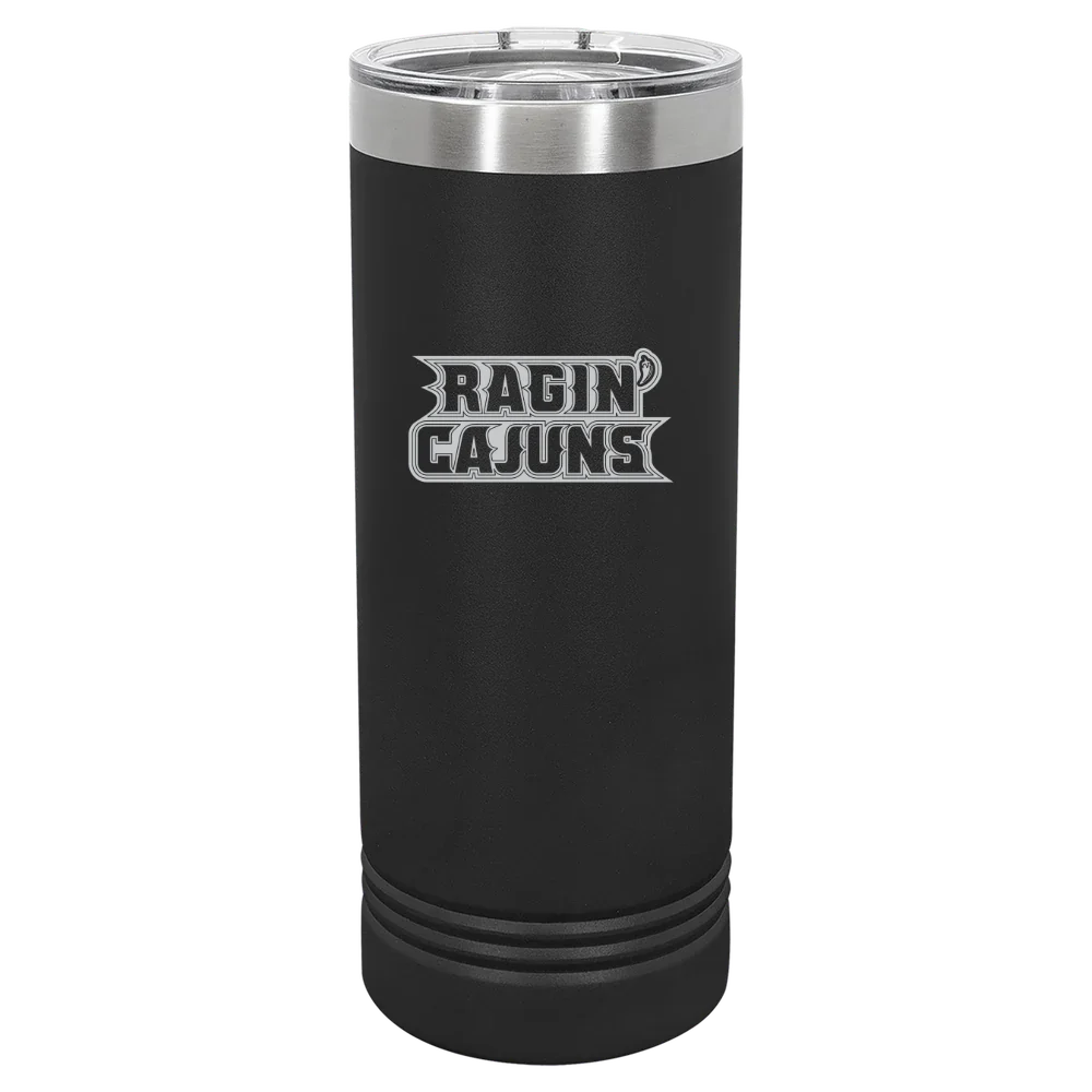 University of Louisiana at Lafayette Polar Camel 22 oz. Skinny Tumbler with Slider Lid