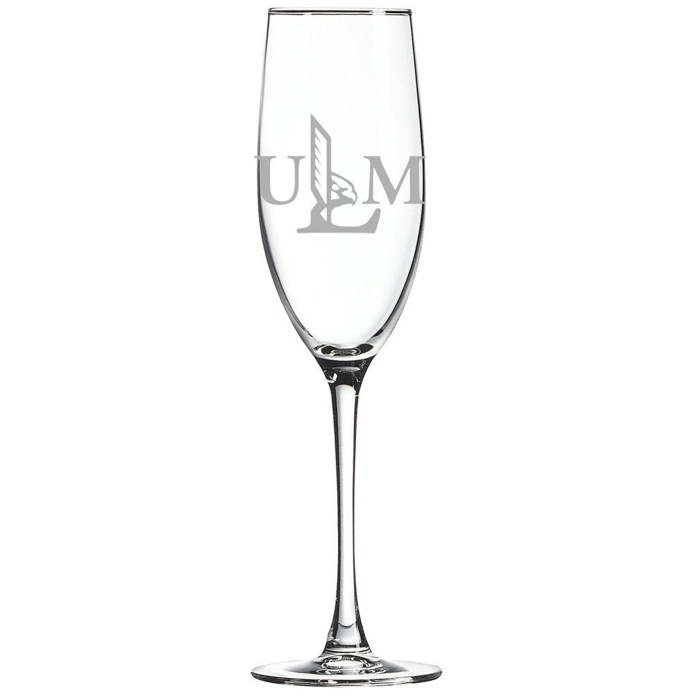 University of Louisiana Monroe Polar Camel 8 oz. Champagne Flute