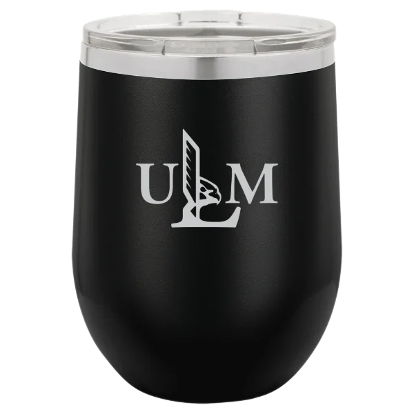 University of Louisiana Monroe Polar Camel 12 oz. Stemless Wine Tumbler