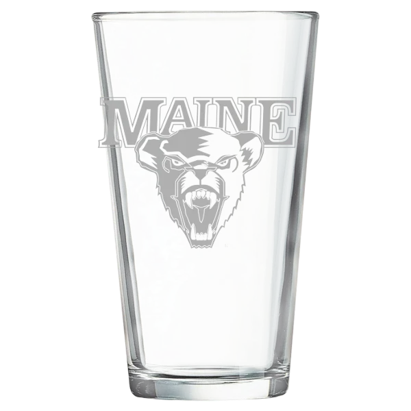 University of Maine Polar Camel 16 oz. Pint Mixing Glass