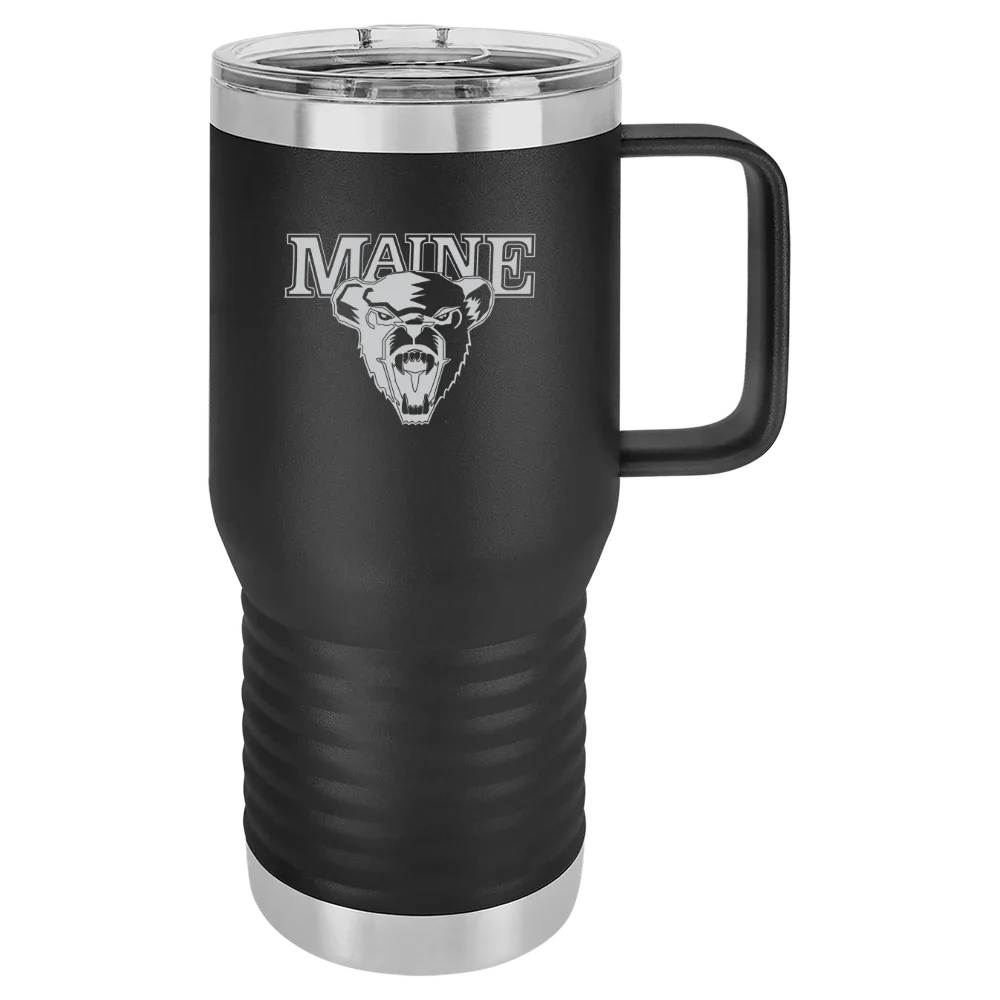 University of Maine Polar Camel 20 oz. Travel Mug with Slider Lid