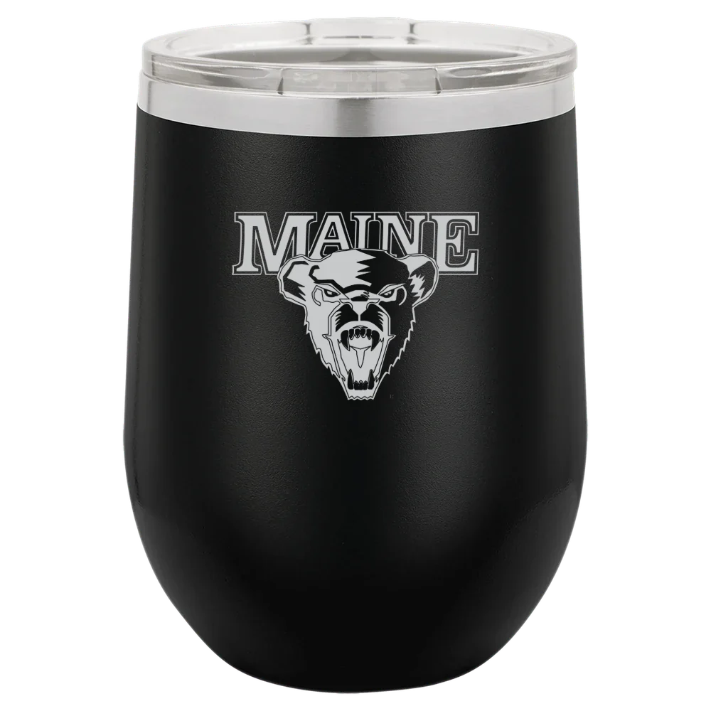 University of Maine Polar Camel 12 oz. Stemless Wine Tumbler