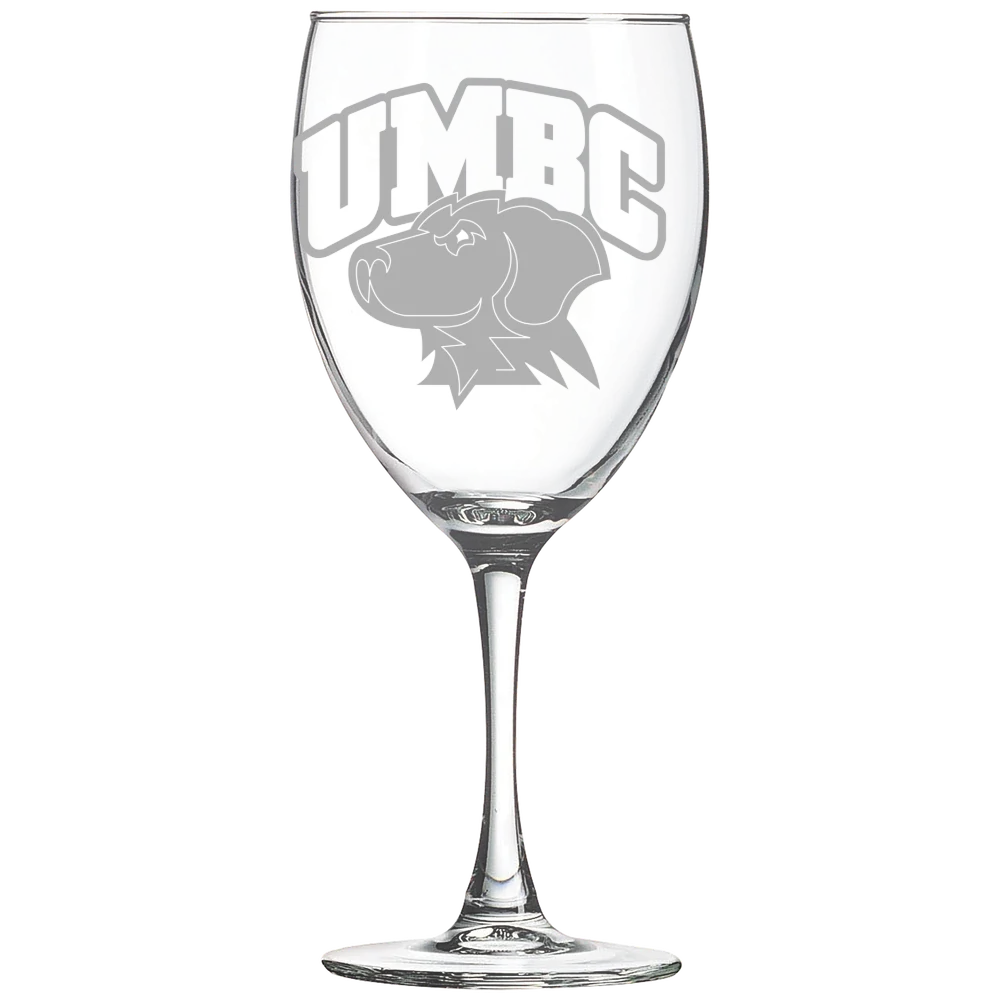 University of Maryland, Baltimore County Polar Camel 10 1/2 oz. Wine Glass