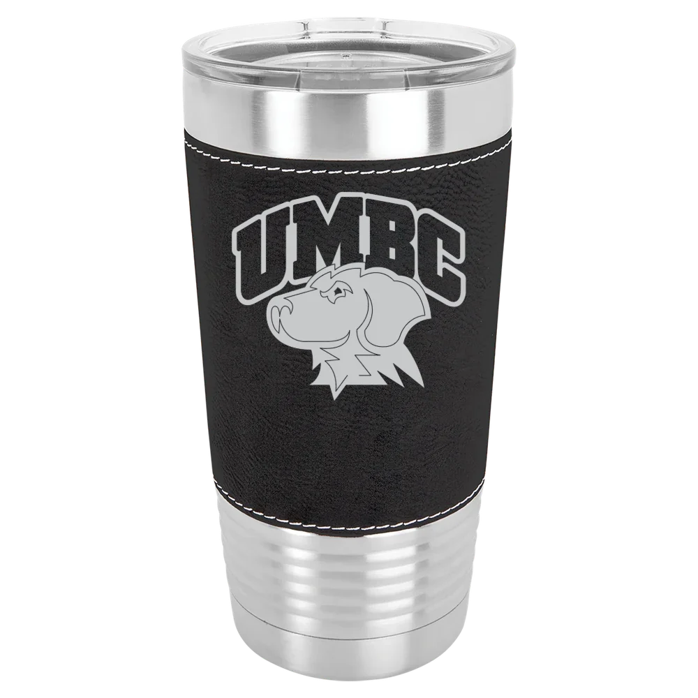 University of Maryland, Baltimore County Polar Camel 20 oz. Leatherette Grip Tumbler with Standard Lid