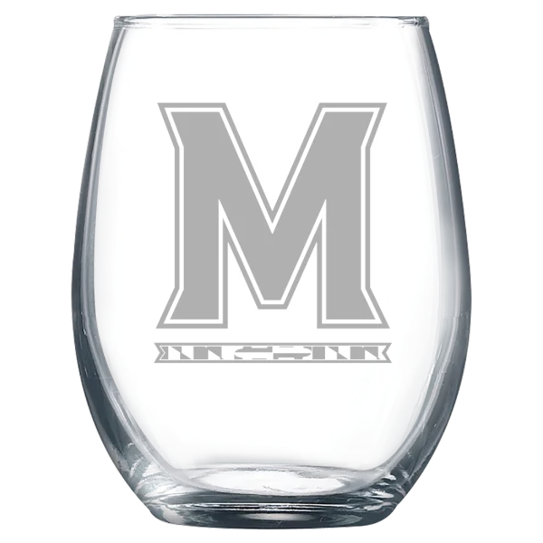 University of Maryland, College Park Polar Camel 9 oz. Stemless Wine Glass