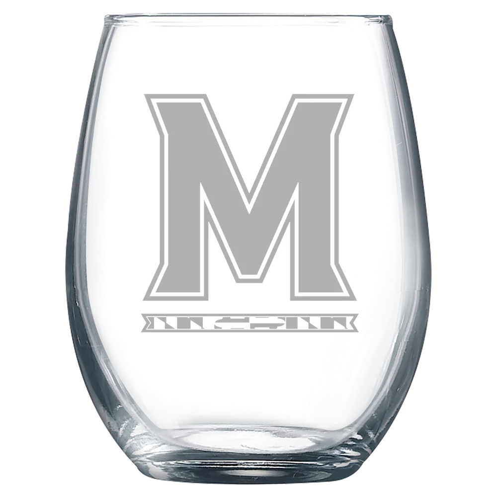 University of Maryland, College Park Polar Camel 9 oz. Stemless Wine Glass