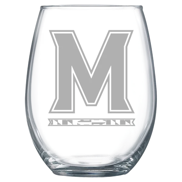 University of Maryland, College Park Polar Camel 15 oz. Stemless Wine Glass