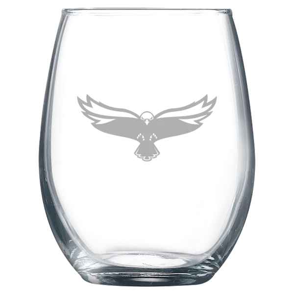 University of Maryland Eastern Shore Polar Camel 9 oz. Stemless Wine Glass