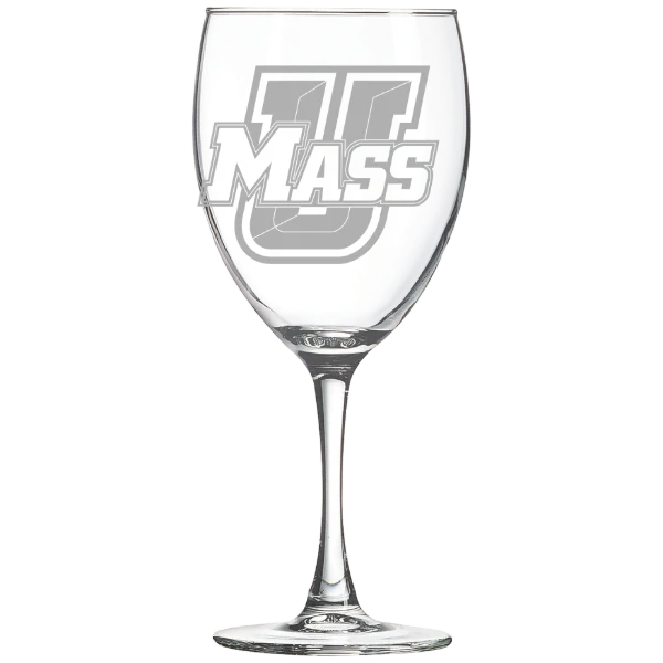 University of Massachusetts, Amherst Polar Camel 10 1/2 oz. Wine Glass